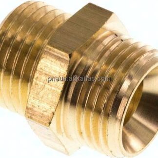 Doppelnippel G 3/8"-M 16x1,5, Messing