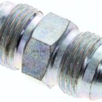 Doppelnippel UNF 3/4"-16(JIC)-UNF 3/4"-16(JIC), Stahl verzinkt