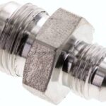 Doppelnippel UNF 3/4"-16(JIC)-UNF 9/16"-18(JIC), 1.4571