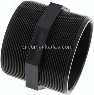 Doppelnippel G 4"-G 4", PVC-U