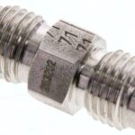 Doppelnippel UNF 7/16"-20(JIC)-UNF 7/16"-20(JIC), 1.4571
