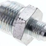 Doppelnippel UNF 7/8"-14(JIC)-UNF 1/2"-20(JIC), Stahl verzinkt