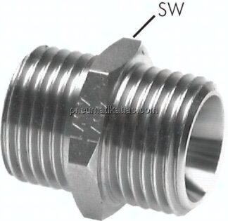 Doppelnippel G 2"-G 2", 1.4571