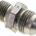 Doppelnippel M 16x1,5-UNF 3/4"-16(JIC), Stahl verzinkt