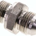 Doppelnippel M 18x1,5-UNF 3/4"-16(JIC), V4A