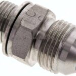 Doppelnippel M 18x1,5-UNF 7/8"-14(JIC), V4A
