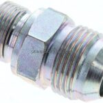 Doppelnippel M 22x1,5-UN 1-1/16"-12(JIC), Stahl verzinkt
