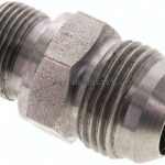Doppelnippel M 22x1,5-UN 1-1/16"-12(JIC), V4A