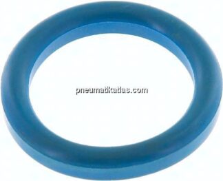 Dichtung (Milchgewinde) DN 25, NBR (blau), 30x40x5mm