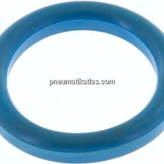 Dichtung (Milchgewinde) DN 25, NBR (blau), 30x40x5mm