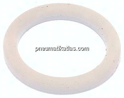 Dichtung (Milchgewinde) DN 25, Silikon (natur), 30x40x5mm