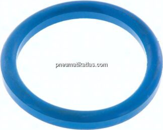 Dichtung (Milchgewinde) DN 40, NBR (blau), 42x52x5mm