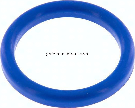 Dichtung (Milchgewinde) DN 32, NBR (blau), 36x46x5mm