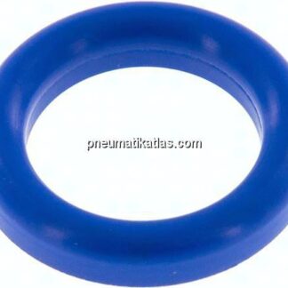 Dichtung (Milchgewinde) DN 15, NBR (blau), 18x26x4,5mm