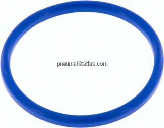 Dichtung (Milchgewinde) DN 65, NBR (blau), 71x81x5mm
