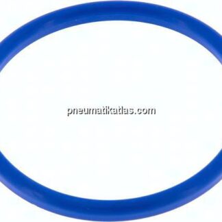 Dichtung (Milchgewinde) DN 65, NBR (blau), 71x81x5mm