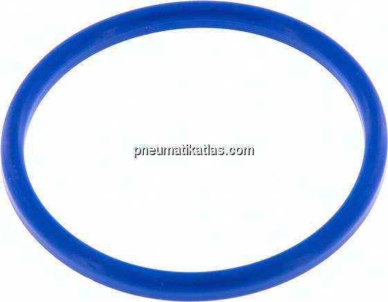 Dichtung (Milchgewinde) DN 65, NBR (blau), 71x81x5mm