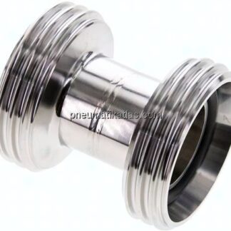 Doppelnippel (Milchgewinde) Rd 52 x 1/6"-Rd 52 x 1/6"