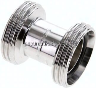 Doppelnippel (Milchgewinde) Rd 58 x 1/6"-Rd 58 x 1/6"