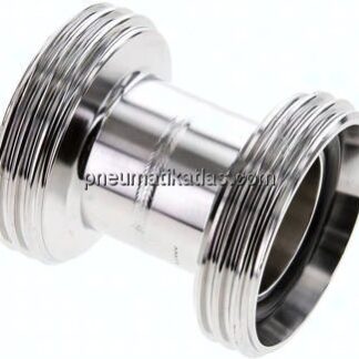 Doppelnippel (Milchgewinde) Rd 58 x 1/6"-Rd 58 x 1/6"