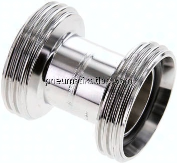 Doppelnippel (Milchgewinde) Rd 58 x 1/6"-Rd 58 x 1/6"