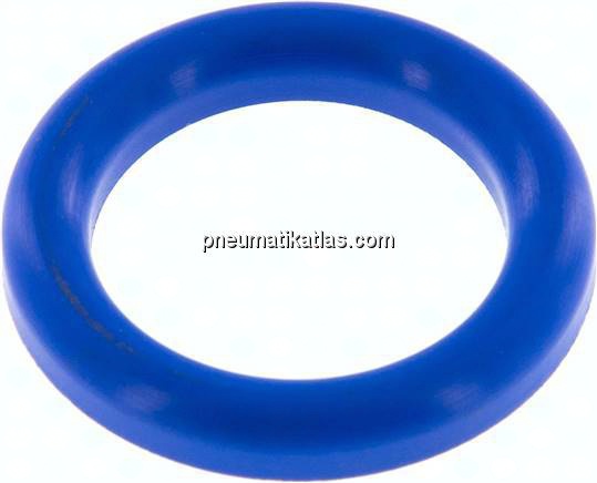 Dichtung (Milchgewinde) DN 20, NBR (blau), 23x33x4,5mm