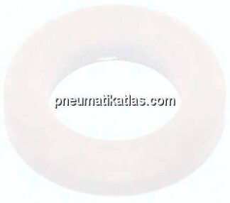 Dichtung (Milchgewinde) DN 10, Silikon (natur), 12x20x4,5mm