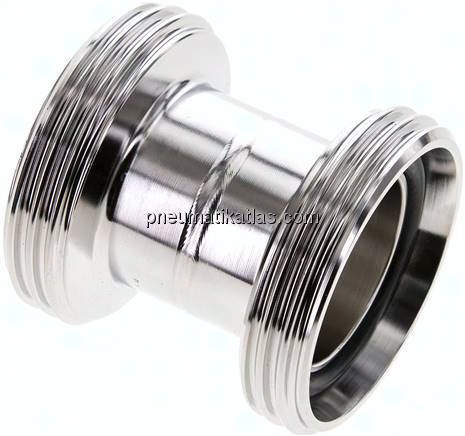 Doppelnippel (Milchgewinde) Rd 65 x 1/6"-Rd 65 x 1/6"