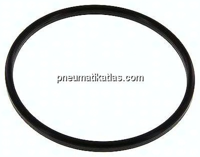 Dichtung (Milchgewinde) DN 125, EPDM (schwarz), 130x142x7mm