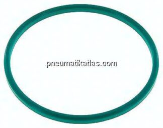 Dichtung (Milchgewinde) DN 125, FKM (grün), 130x142x7mm