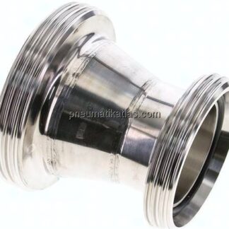 Doppelnippel (Milchgewinde) Rd 95 x 1/6"-Rd 78 x 1/6"