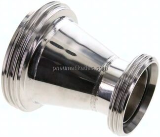 Doppelnippel (Milchgewinde) Rd 110 x 1/4"-Rd 78 x 1/6"