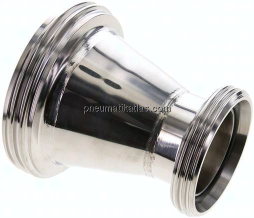 Doppelnippel (Milchgewinde) Rd 110 x 1/4"-Rd 78 x 1/6"