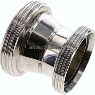 Doppelnippel (Milchgewinde) Rd 110 x 1/4"-Rd 95 x 1/6"