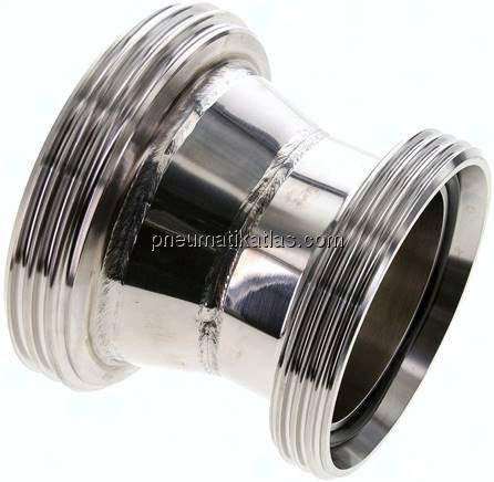Doppelnippel (Milchgewinde) Rd 110 x 1/4"-Rd 95 x 1/6"