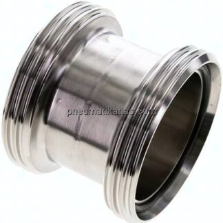 Doppelnippel (Milchgewinde) Rd 110 x 1/4"-Rd 110 x 1/4"