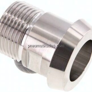 Kegelstutzen (Milchgewinde) 44mm Kegel-G 1", 1.4404