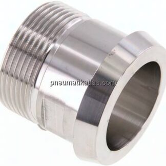 Kegelstutzen (Milchgewinde) 56mm Kegel-G 1-1/2", 1.4404