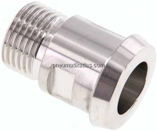 Kegelstutzen (Milchgewinde) 28mm Kegel-G 1/2", 1.4404