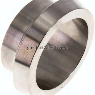 Kegelstutzen (Milchgewinde) 68mm Kegel-53,0mm, 1.4404