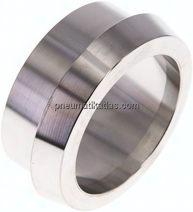 Kegelstutzen (Milchgewinde) 68mm Kegel-60,3mm, 1.4301