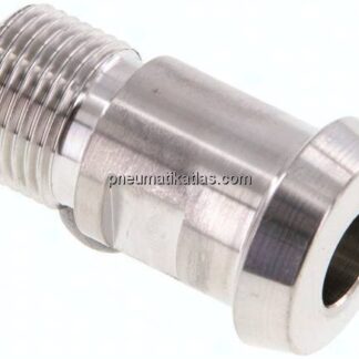 Kegelstutzen (Milchgewinde) 22mm Kegel-G 3/8", 1.4404