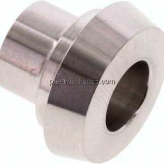 Kegelstutzen (Milchgewinde) 22mm Kegel-13,0mm, 1.4404