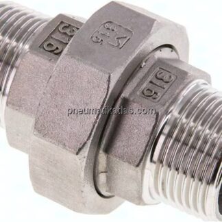 Doppelnippel trennbar R 1"-R 1", 1.4408