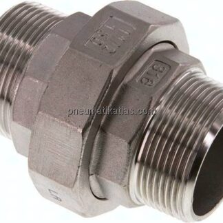 Doppelnippel trennbar R 1-1/2"-R 1-1/2", 1.4408