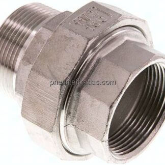 Verschraubung kon. dichtend, NPT 1-1/2"/NPT 1-1/2" (IG/AG)