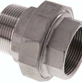 Verschraubung flach dichtend Rp/R 1-1/2" (IG/AG)