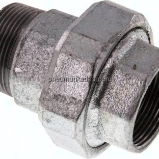 Verschraubung flach dichtend Rp/R 1-1/2" (IG/AG)