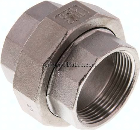 Verschraubung kon. dichtend Rp 1-1/2" (IG),1.4408