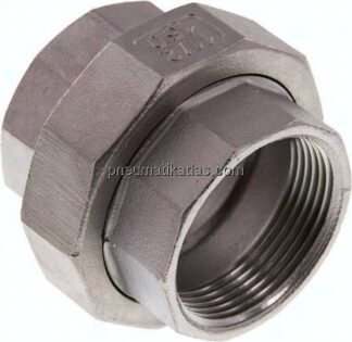 Verschraubung flach dichtend Rp 1-1/2" (IG),1.4408